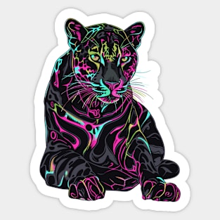 Pop Art Panther Sticker